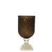 Buy Showpieces & Collectibles - Decorative Glass Hurricane Brown Finish | Showpiece For Home Decor by Home4U on IKIRU online store