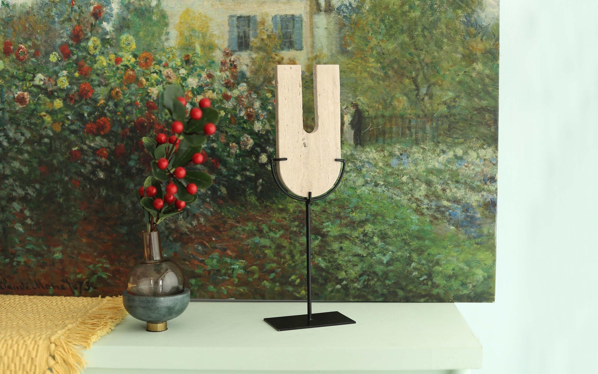 Buy Showpieces & Collectibles - Doric Unique Table Decor Travertine For Side Table Sideboards Or Dining Table by Orange Tree on IKIRU online store