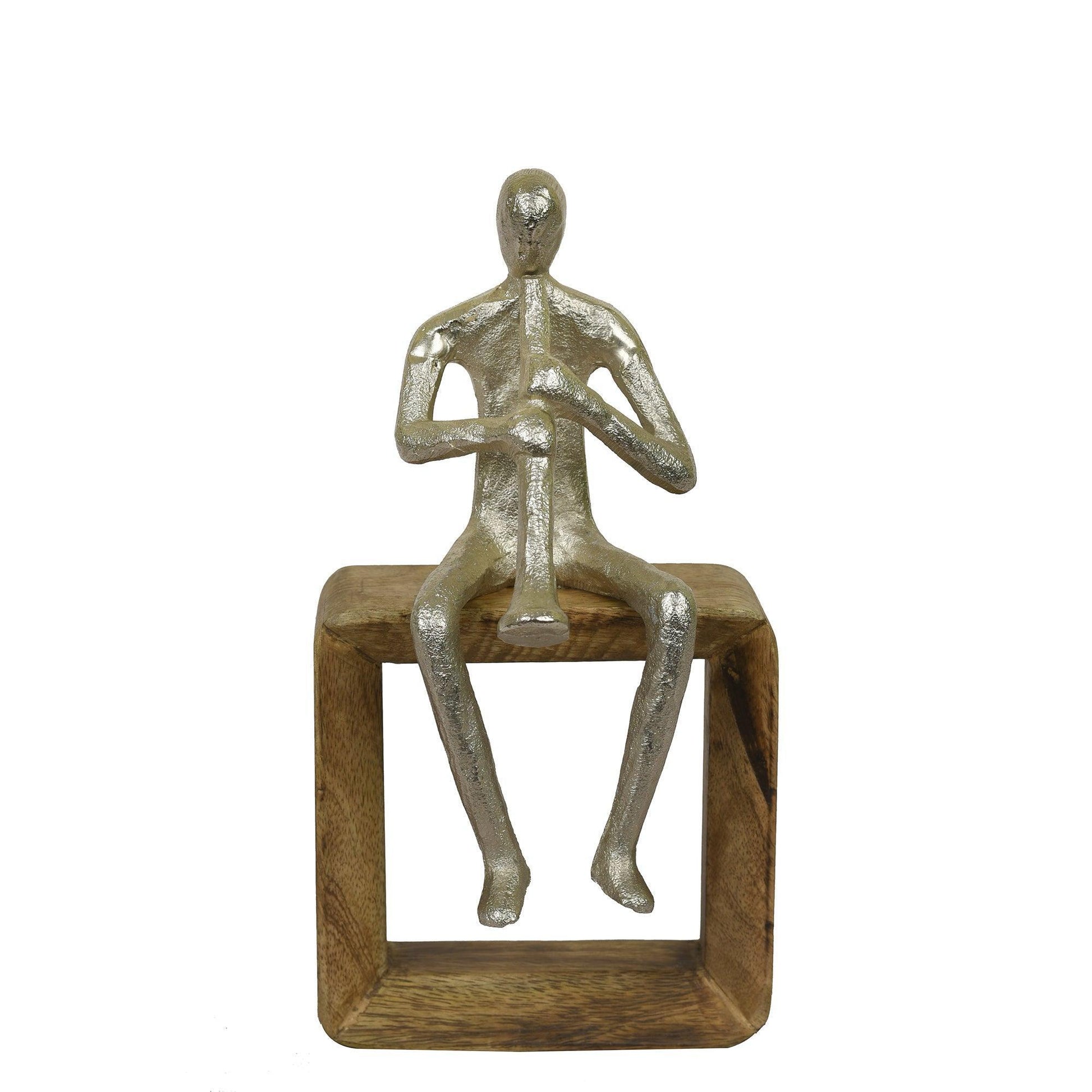 Buy Showpieces & Collectibles - The People Musician Playing Trumpet Sculpture Showpiece Artifact for Home Decor by Manor House on IKIRU online store