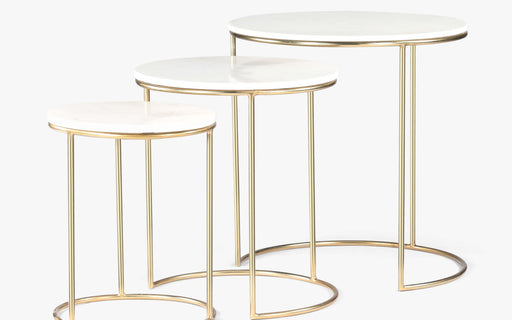 Buy Side Table - Maria Nested Table Set of 3 by Orange Tree on IKIRU online store