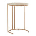 Buy Side Table - Round Nest of Tables For Living Room Set of 2 Accent Table, Marble Top & Rose Gold Finish by Handicrafts Town on IKIRU online store