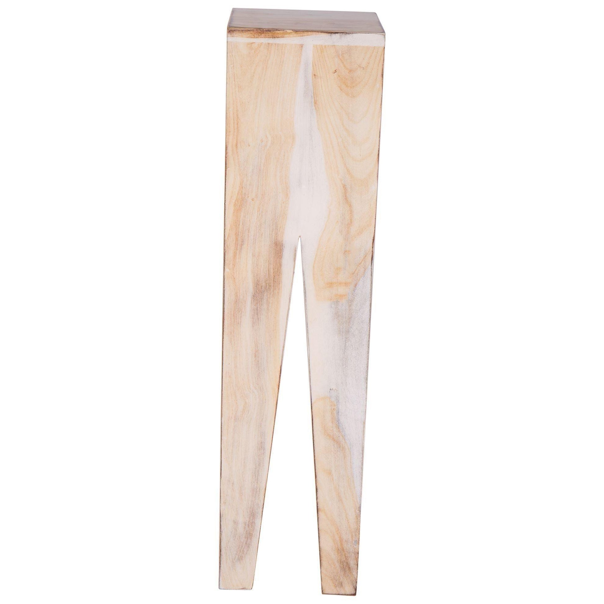 Buy Side Table - Rustic White Sheesham Wood Side End Table For Living Room by The home dekor on IKIRU online store