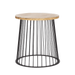 Buy Side Table - Sera Wooden And Metallic Round Side Table | Teapoy Table by Home4U on IKIRU online store