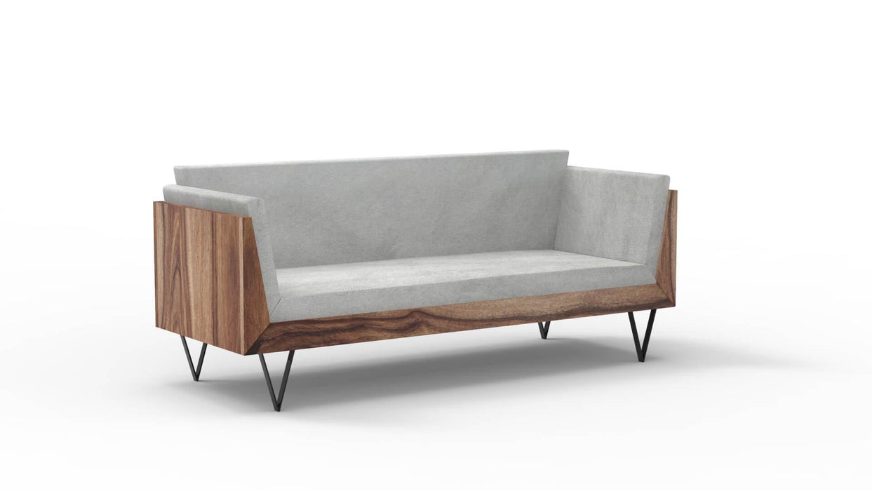 Buy Sofas - Metric Sheesham Wooden & Metal Sofa Seater | Sofa Collection For Home And Living Room by Orange Tree on IKIRU online store