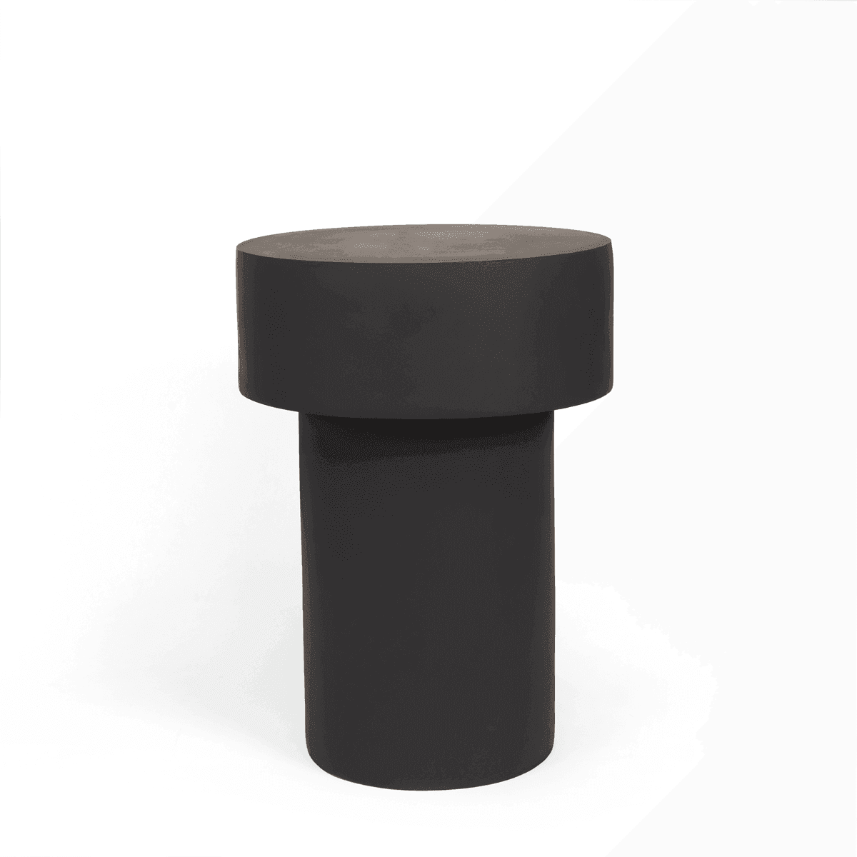 Buy Stool - Modern Stool For Office | Round Side Table Black Color by Home4U on IKIRU online store