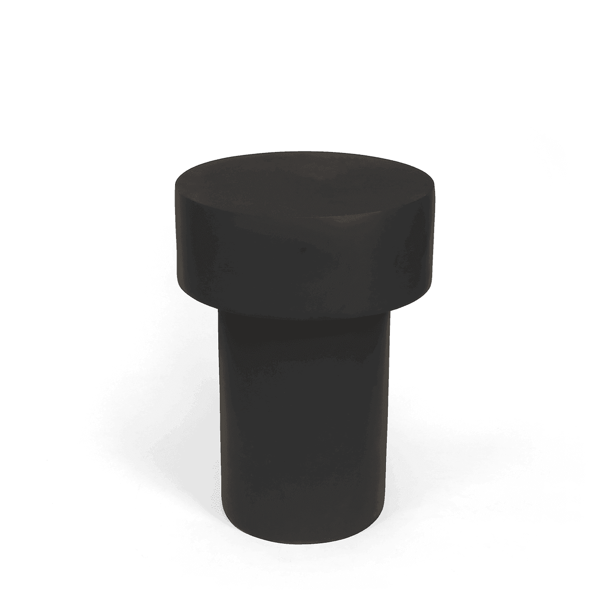 Buy Stool - Modern Stool For Office | Round Side Table Black Color by Home4U on IKIRU online store