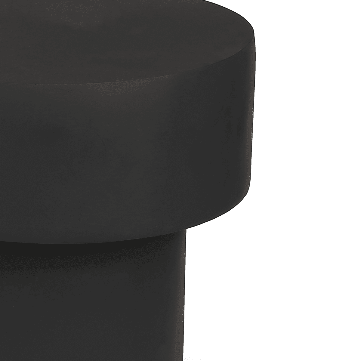 Buy Stool - Modern Stool For Office | Round Side Table Black Color by Home4U on IKIRU online store