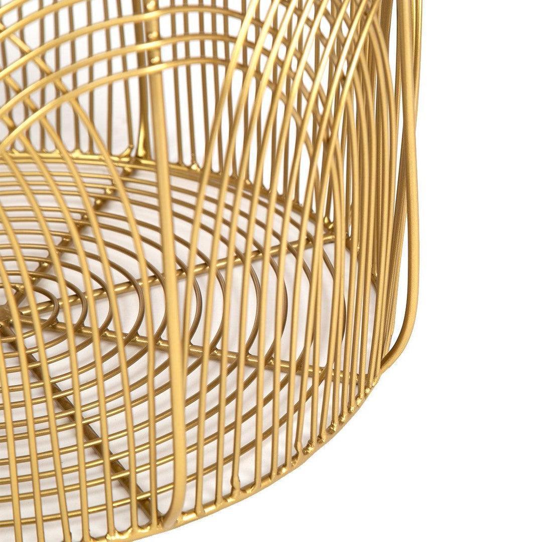 Buy Storage & Organizer - Stylish Golden Laundry Basket | Storage Basket For Bathroom & Bedroom by Home4U on IKIRU online store