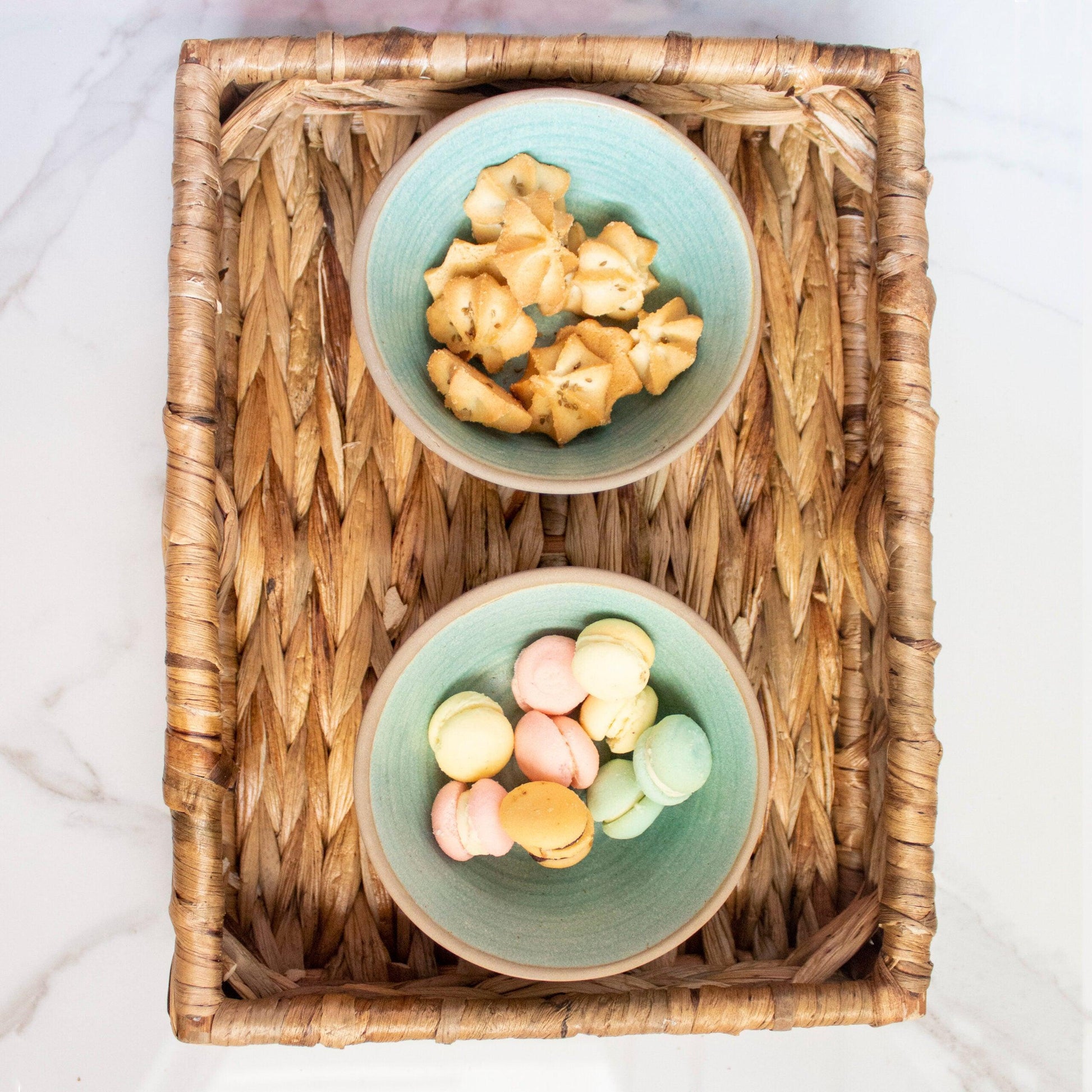 Buy Storage Tray & Basket - The Quadrangle Tray | Serving Platter For Kitchen by Byora Homes on IKIRU online store