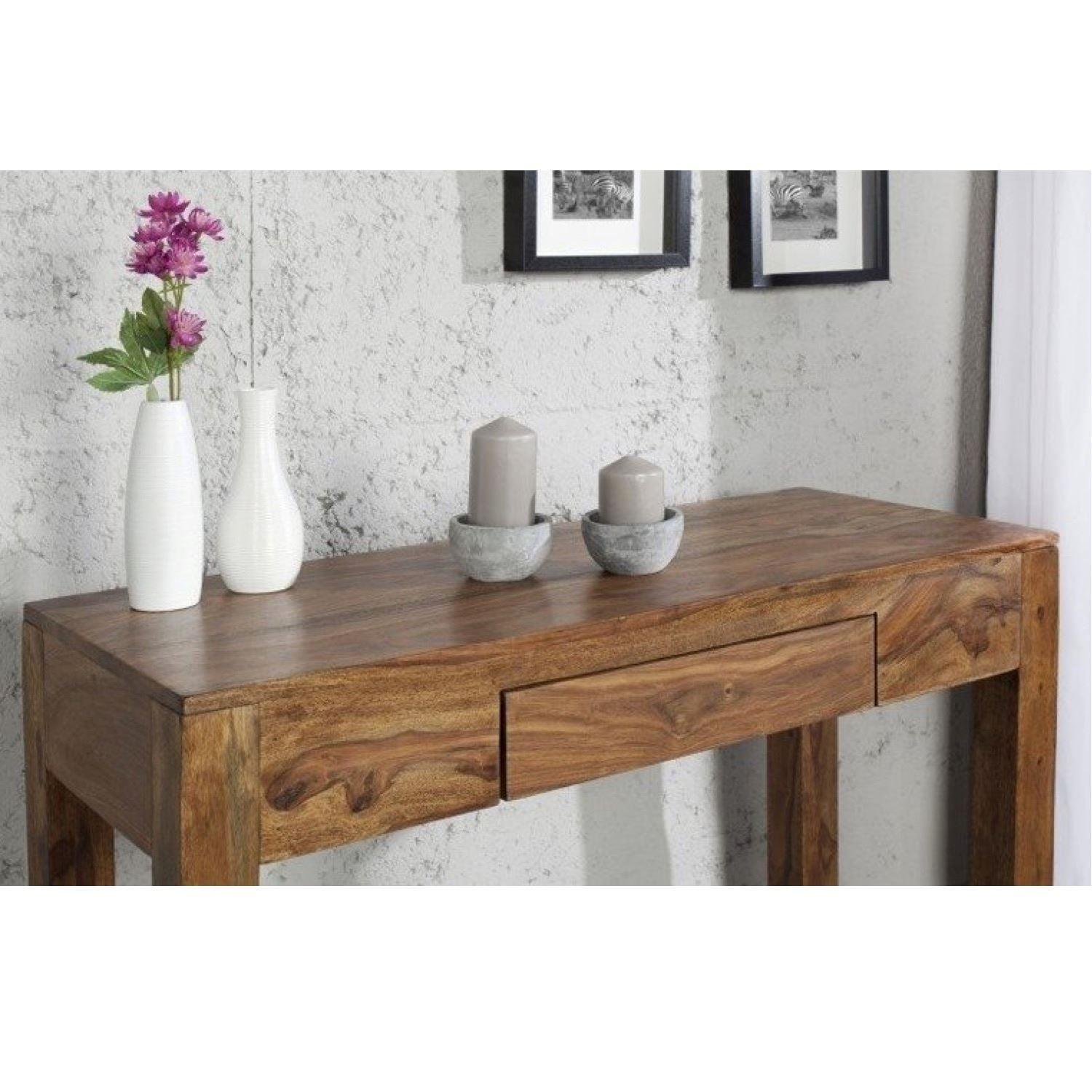 Buy Study Table - Rectangular Sheesham Wood Study And Corner Table For Home by The home dekor on IKIRU online store