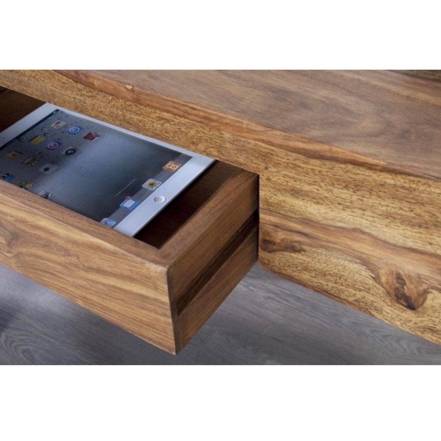 Buy Study Table - Rectangular Sheesham Wood Study And Corner Table For Home by The home dekor on IKIRU online store