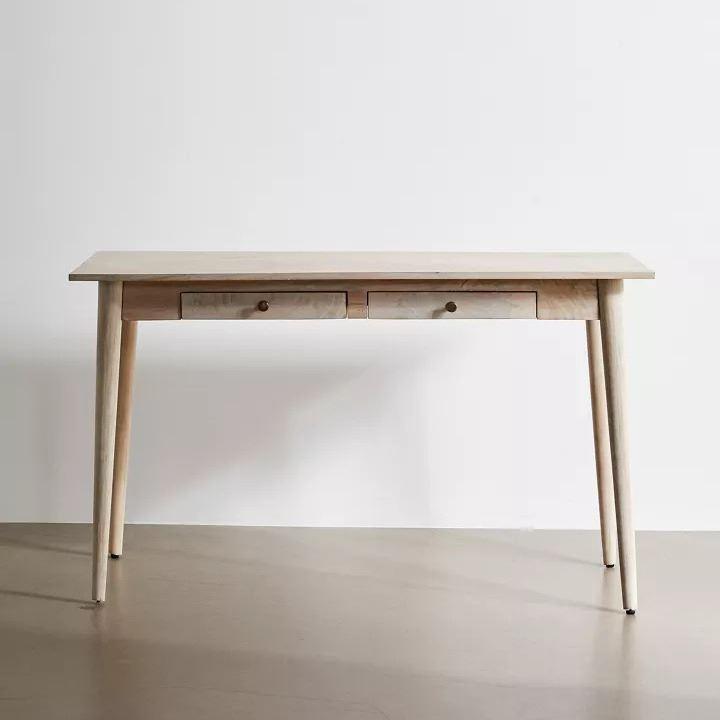 Buy Study Table - Wooden Side Study Table With Drawer | Work Desk For Living Room by The home dekor on IKIRU online store