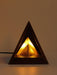 Buy Table lamp - 3D Pyramid Wooden Table Lamp For Living Room Bedroom Office and Home Decor by Studio Indigene on IKIRU online store