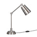 Buy Table lamp - Adjustable Table Lamp For Study, Office, Bedroom, Silver Color by KP Lamps Store on IKIRU online store