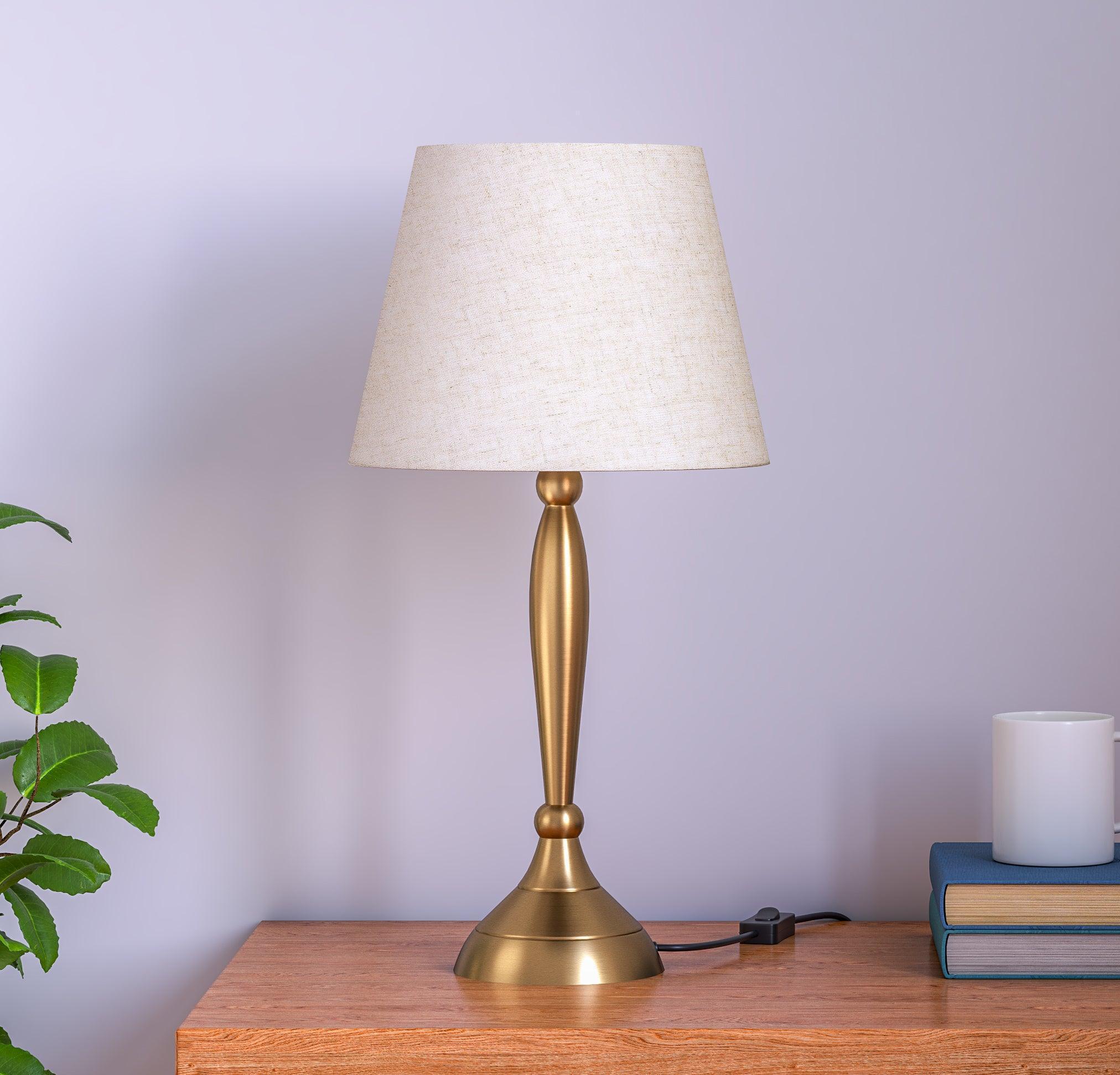 Buy Table lamp - Brass Gold Table Lamp | Lamp Stands For Home Decor by KP Lamps Store on IKIRU online store