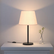 Buy Table lamp - Elegant Black Table Lamp With Off White Lampshade by KP Lamps Store on IKIRU online store