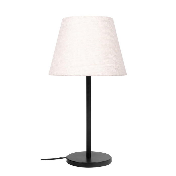 Buy Table lamp - Elegant Black Table Lamp With Off White Lampshade by KP Lamps Store on IKIRU online store