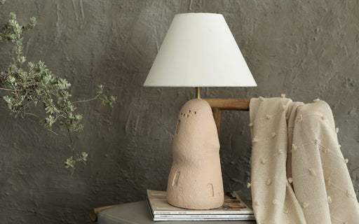 Buy Table lamp - Kappa Off White Side Table Lamp Light For Living Room & Bedroom by Orange Tree on IKIRU online store