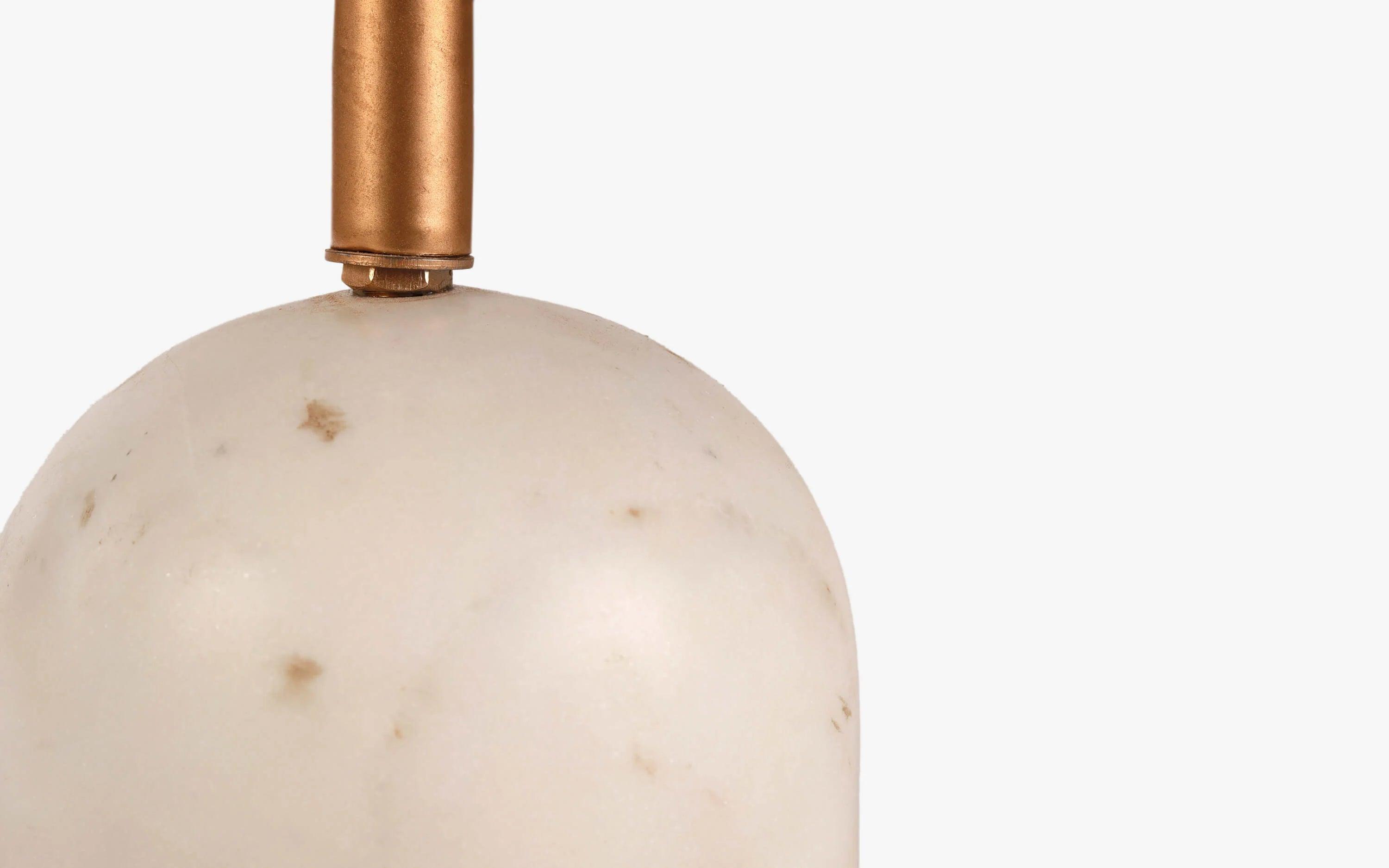 Buy Table lamp - Marble Finished Fiber Table Lamp Light For Bedroom Living Room & Study Room by Orange Tree on IKIRU online store