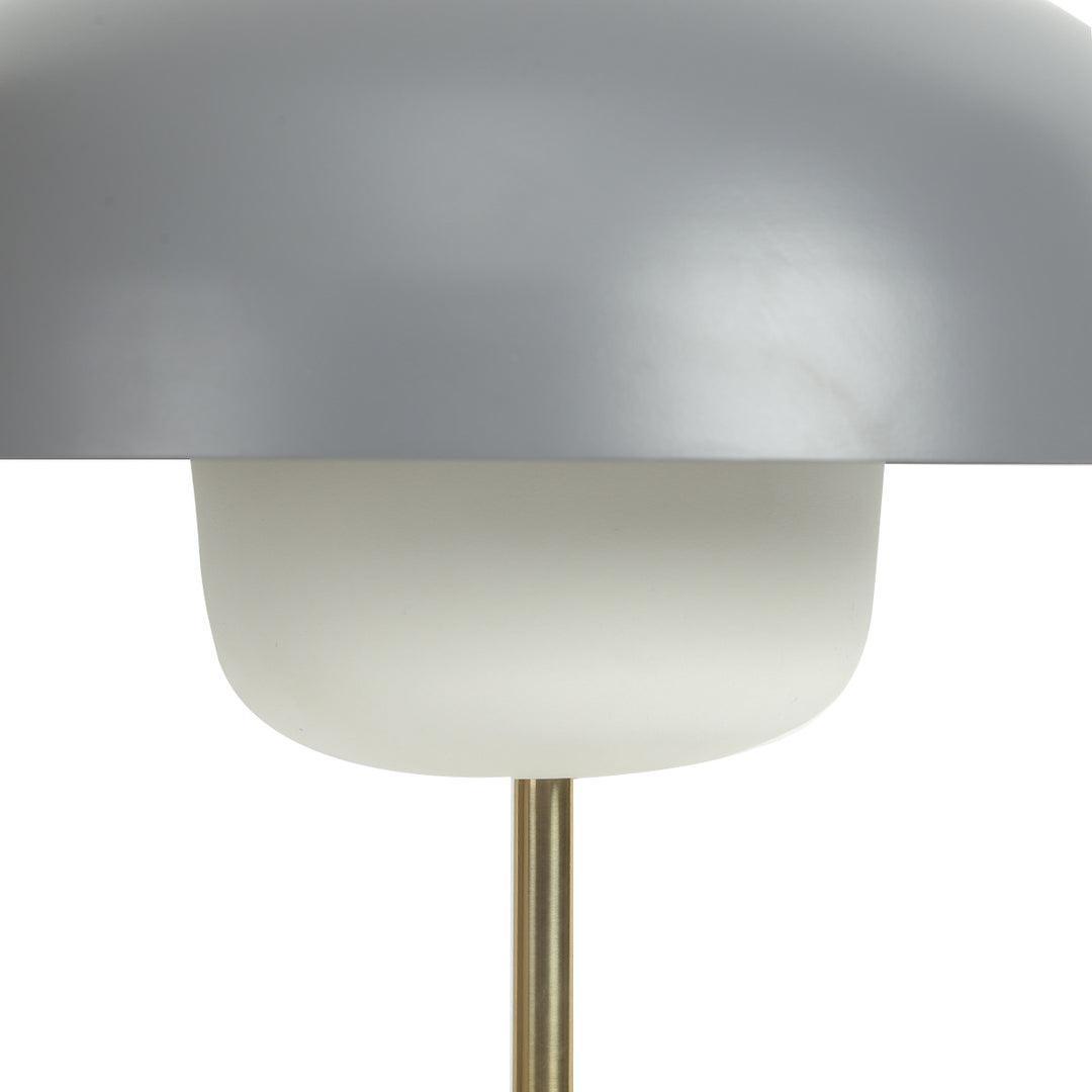 Buy Table lamp - Minimal Metallic Table Lamp For Study & Bedside Table Grey by Home4U on IKIRU online store