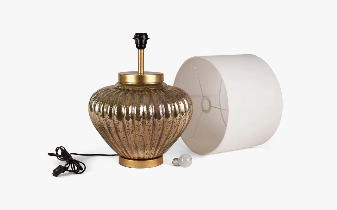 Buy Table lamp - Monarch Golden Table Lamp by Orange Tree on IKIRU online store