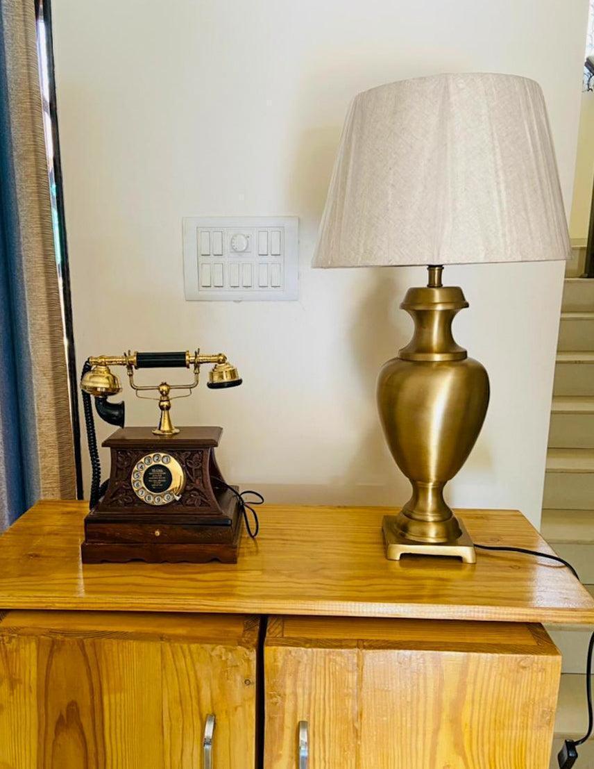 Buy Table lamp - Royal Brass Antique Gold Trophy Table Lamp by KP Lamps Store on IKIRU online store