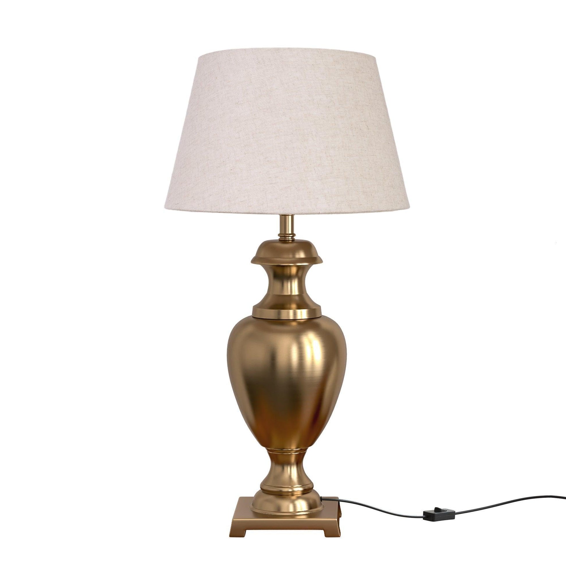 Buy Table lamp - Royal Brass Antique Gold Trophy Table Lamp by KP Lamps Store on IKIRU online store