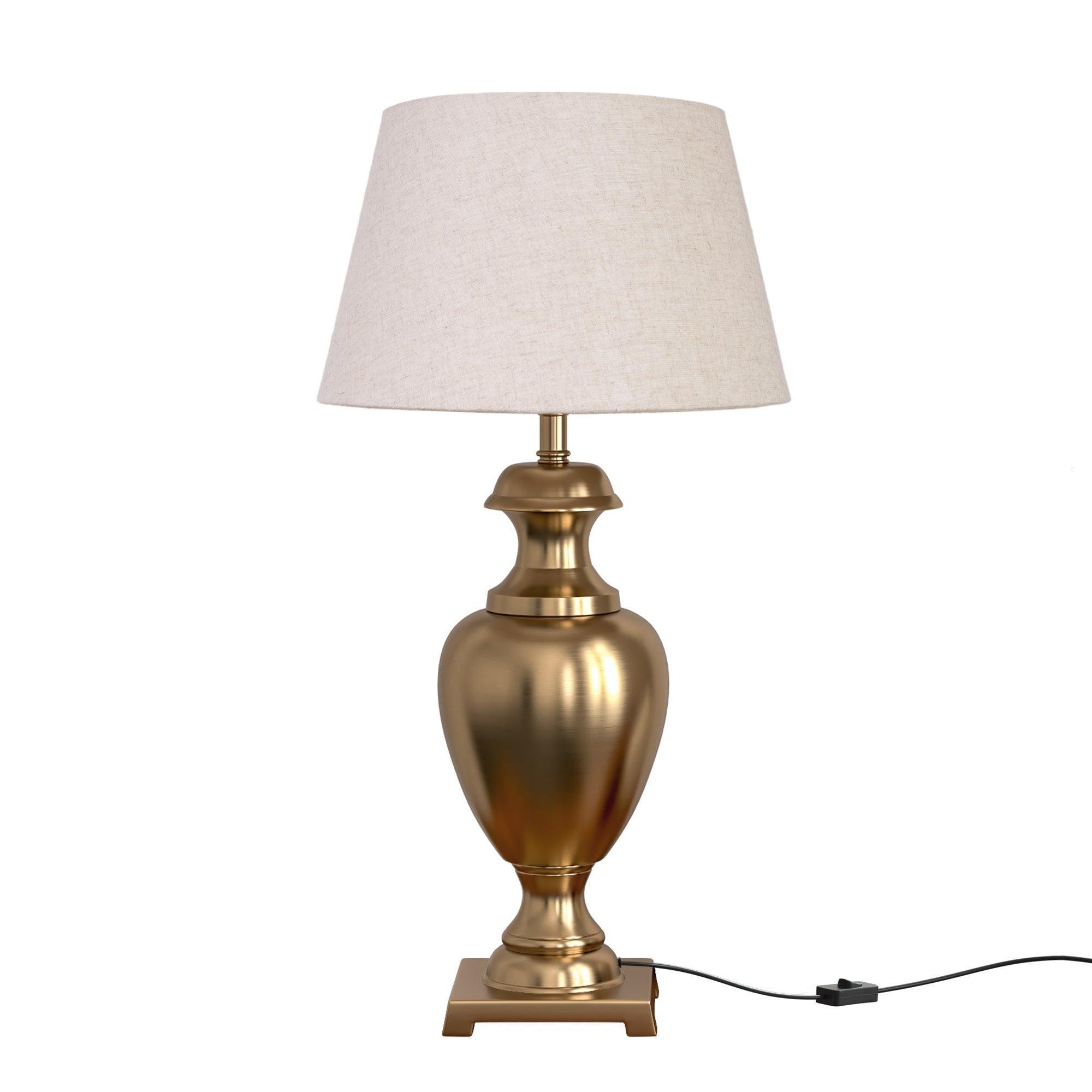 Buy Table lamp - Royal Brass Antique Gold Trophy Table Lamp by KP Lamps Store on IKIRU online store