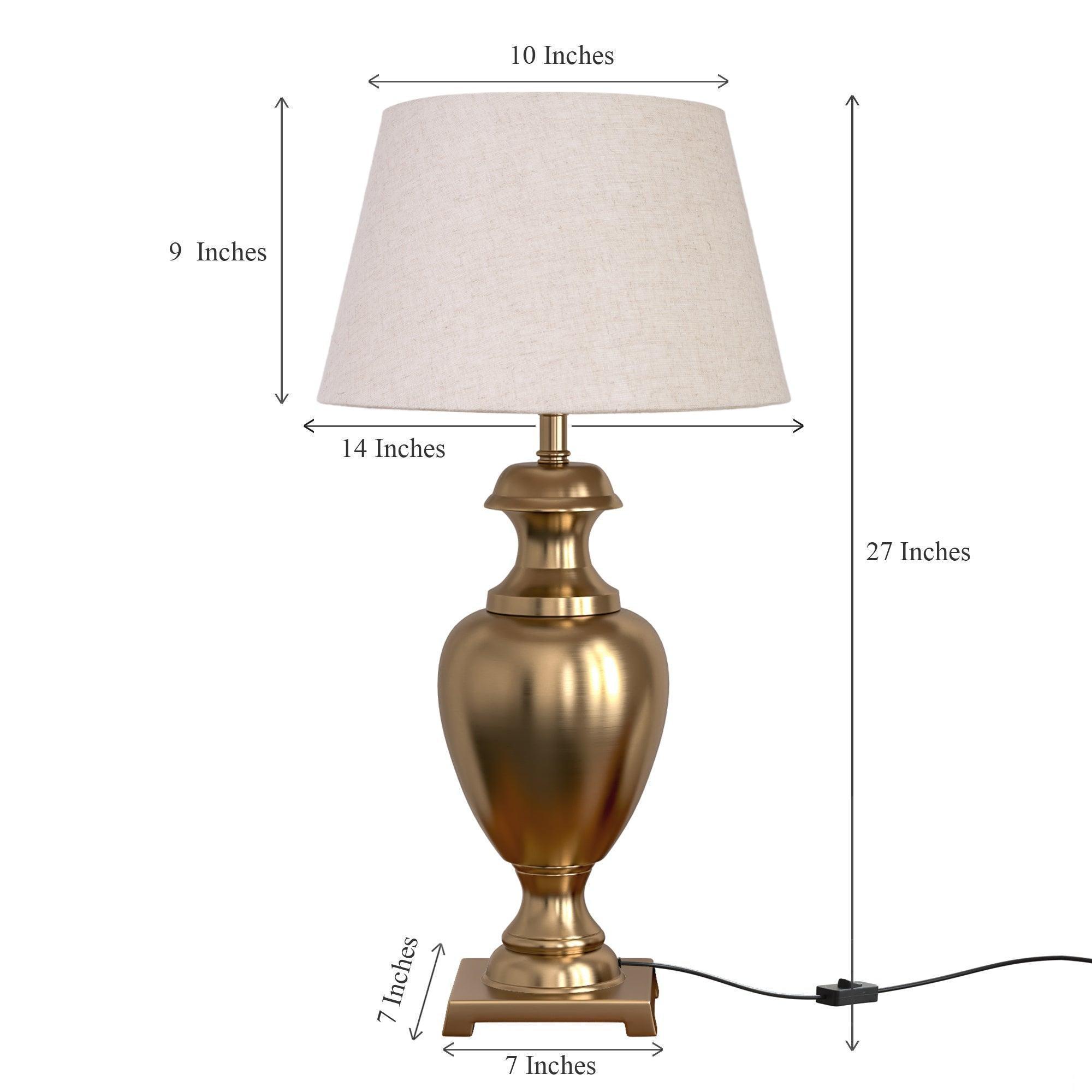 Buy Table lamp - Royal Brass Antique Gold Trophy Table Lamp by KP Lamps Store on IKIRU online store