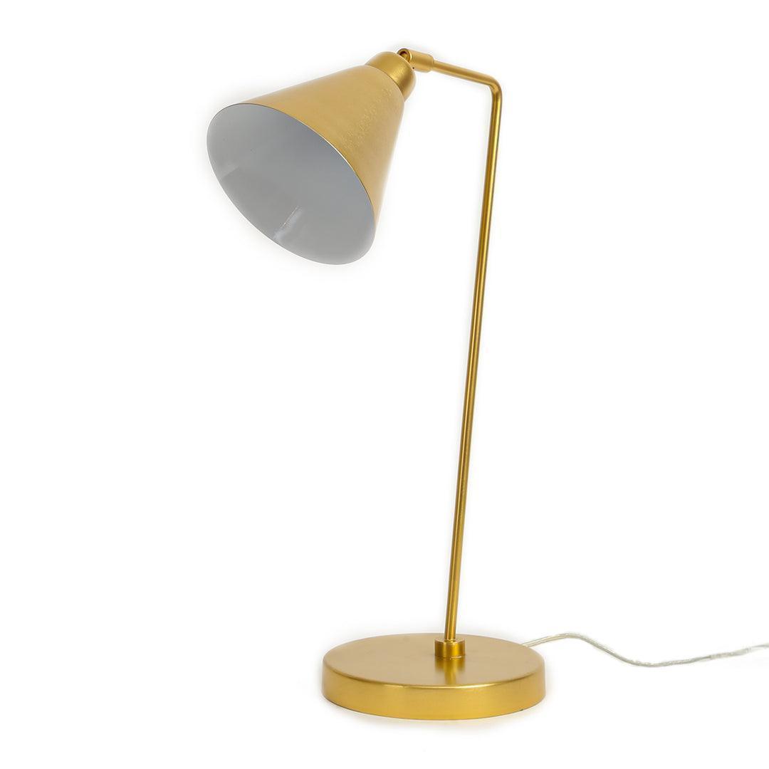 Buy Table lamp - Siara Minimal Metallic Table Lampshade | Study Light For Bedroom & Office Decor by Home4U on IKIRU online store