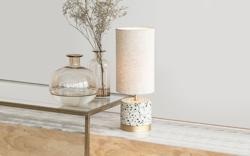 Buy Table lamp - Speckle Stylish Natural Finish Table Lampshade For Living Room & Bedside Table by Orange Tree on IKIRU online store