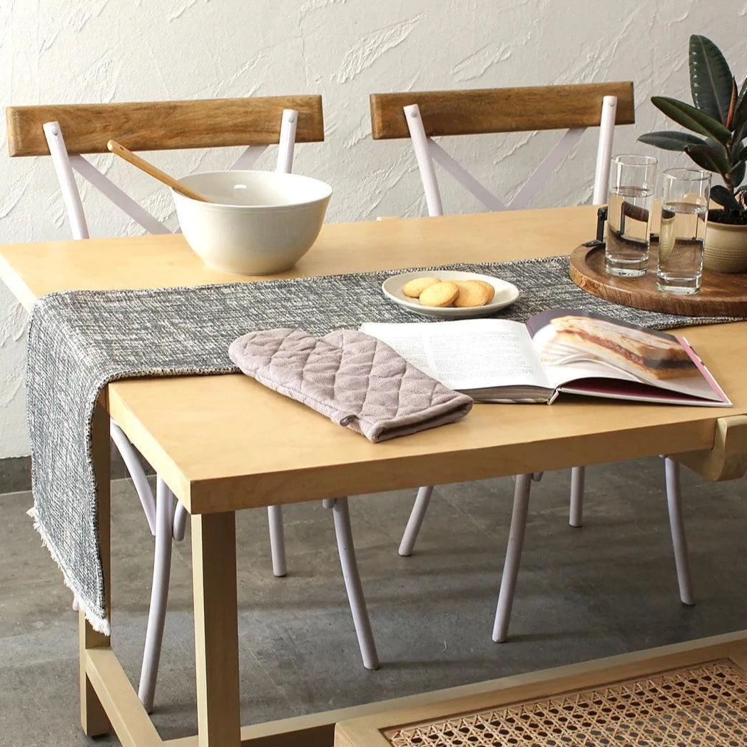 Buy Table Runner - Pure Cotton Black & White Table Runner For Dining Space & Tableware by House this on IKIRU online store