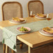 Buy Table Runner - Pure Cotton Green Dining Table Runner For Decor by House this on IKIRU online store