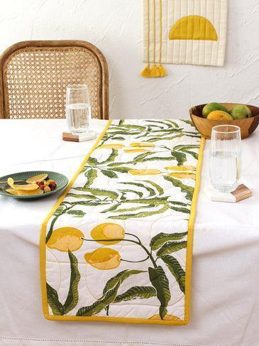 Buy Table Runner - Rasaal Rust Quilted Cotton Table Runner | Table Dinning Decor by House this on IKIRU online store