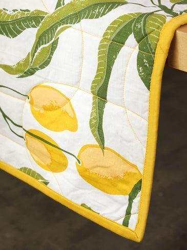 Buy Table Runner - Rasaal Rust Quilted Cotton Table Runner | Table Dinning Decor by House this on IKIRU online store