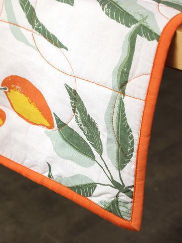 Buy Table Runner - Rasaal Rust Quilted Cotton Table Runner | Table Dinning Decor by House this on IKIRU online store