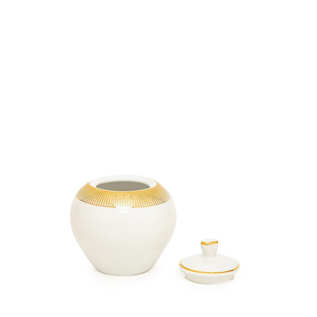 Buy Teapot - Aura Sugar & Tea Pot- Luxury White Gold Color by Home4U on IKIRU online store