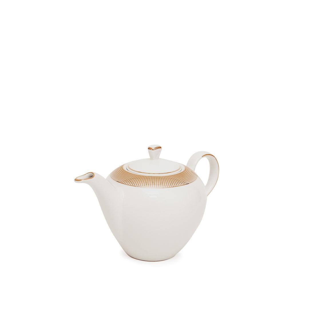 Buy Teapot - Luxury Tea Pot White Gold Color | Tea Kettle Tableware by Home4U on IKIRU online store