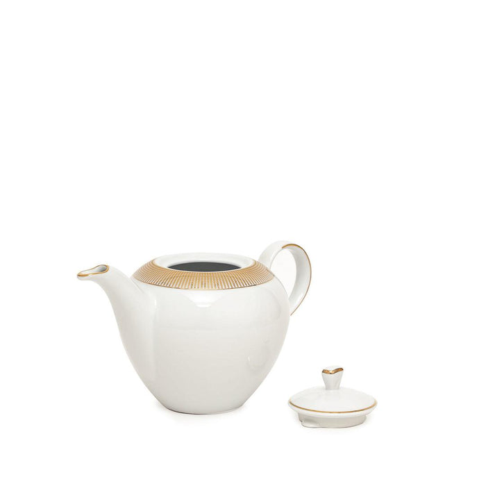 Buy Teapot - Luxury Tea Pot White Gold Color | Tea Kettle Tableware by Home4U on IKIRU online store