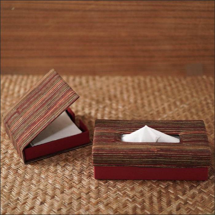 Buy Tissue Holder - Dwaki Stylish Printed Tissue Paper Box & Napkin Holder Set For Home & Dining Table by Courtyard on IKIRU online store