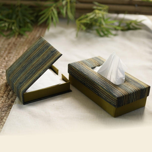 Buy Tissue Holder - Majuli Tissue & Napkin Holder Set by Courtyard on IKIRU online store