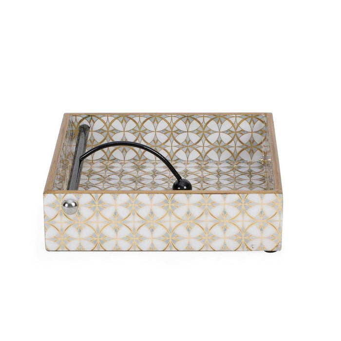 Buy Tissue Holder - Wooden Napkin Holder | Tissue Paper Holder for Dining Table Multicolor by Home4U on IKIRU online store