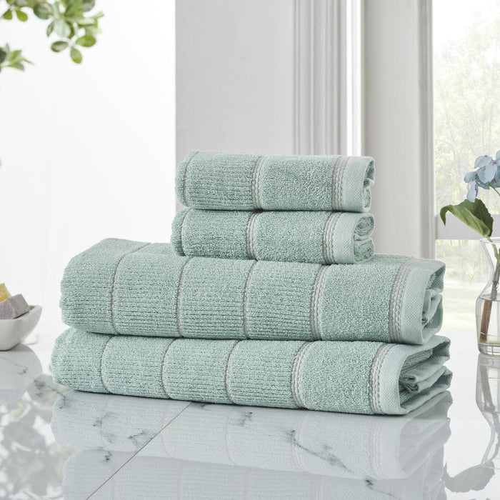 Buy Towels - Symmetry Cotton Hand & Bath Towel Set For Kitchen And Bath Accessories by Houmn on IKIRU online store