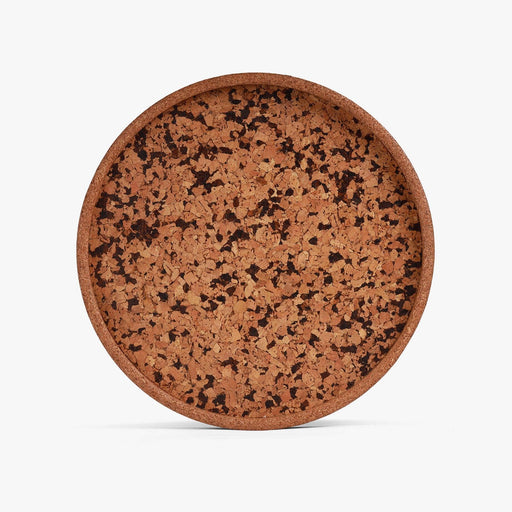 Buy Tray - Boho Round Textured Tray | Modern & Decorative Serving Cork Platter For Kitchenware by Orange Tree on IKIRU online store