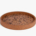 Buy Tray - Boho Round Textured Tray | Modern & Decorative Serving Cork Platter For Kitchenware by Orange Tree on IKIRU online store