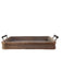 Buy Tray - Rectangular Wooden Serving Tray | Platter With Handles For Home & Kitchen Utilities by House this on IKIRU online store