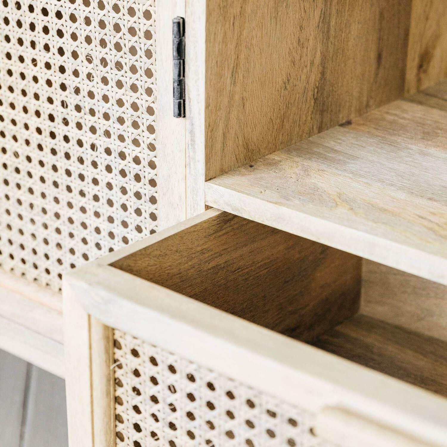 Buy TV Unit - Atlanta Natural Wooden Tv Cabinet | Tv Storage Unit by The home dekor on IKIRU online store