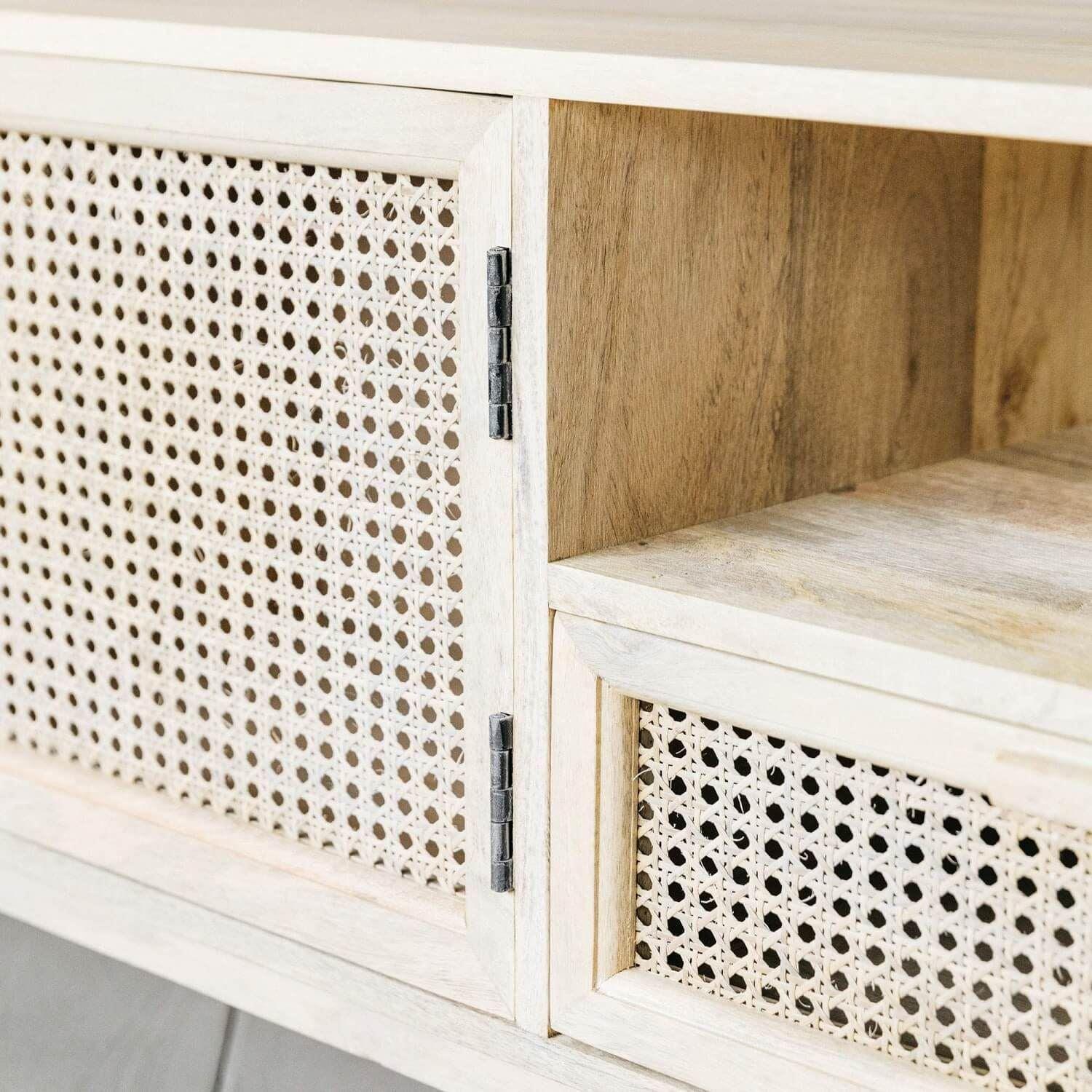 Buy TV Unit - Atlanta Natural Wooden Tv Cabinet | Tv Storage Unit by The home dekor on IKIRU online store