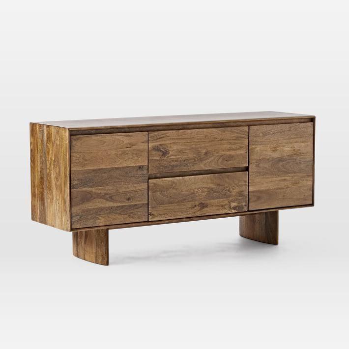 Buy TV Unit - Natural Wood Sideboard TV Unit | TV Storage Unit For Living Room by The home dekor on IKIRU online store