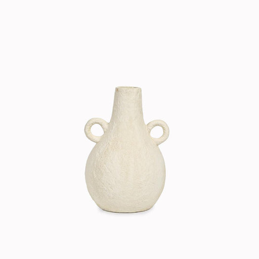 Buy Vase - Ceramic Flower Vase Handmade White For Decor by Home4U on IKIRU online store